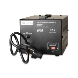 Transformator VOLT POLSKA 230V/110V 2000VA 2