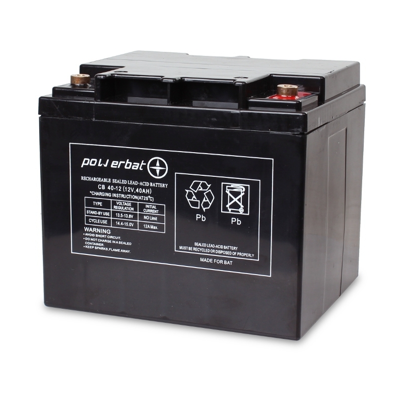 Akumulator PowerBat AGM 12V 40Ah