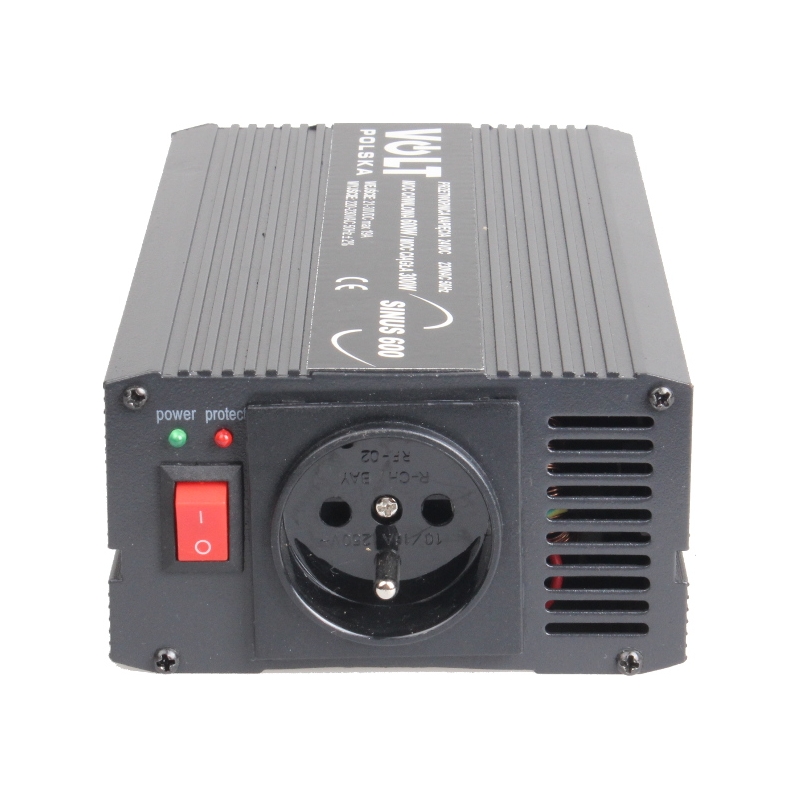 PRZETWORNICA VOLT POLSKA SINUS 600 24V / 230V 300/600W