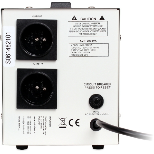 STABILIZATOR NAPIĘCIA VOLT POLSKA AVR 2000