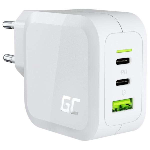 ŁADOWARKA SIECIOWA Green Cell POWERGAN 65W 2xUSB-C 1xUSB-A CHARGC08W