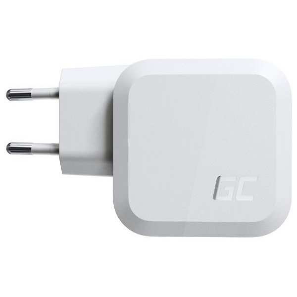 ŁADOWARKA SIECIOWA Green Cell POWERGAN 65W 2xUSB-C 1xUSB-A CHARGC08W