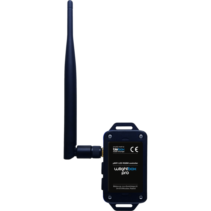 BLEBOX wlightbox pro - STEROWNIK LED Z ZEWNETRZNA ANTENA