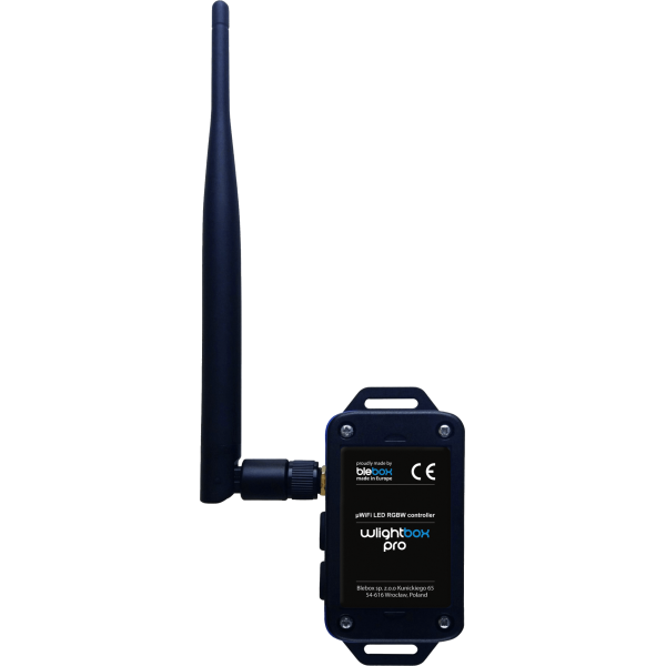 BLEBOX wlightbox pro - STEROWNIK LED Z ZEWNETRZNA ANTENA