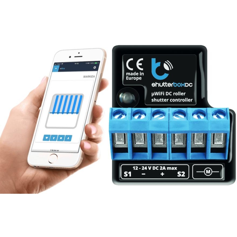 BLEBOX shutterboxDC - STEROWNIK ROLET 12-24V DC