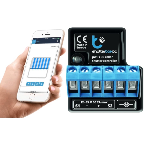 BLEBOX shutterboxDC - STEROWNIK ROLET 12-24V DC