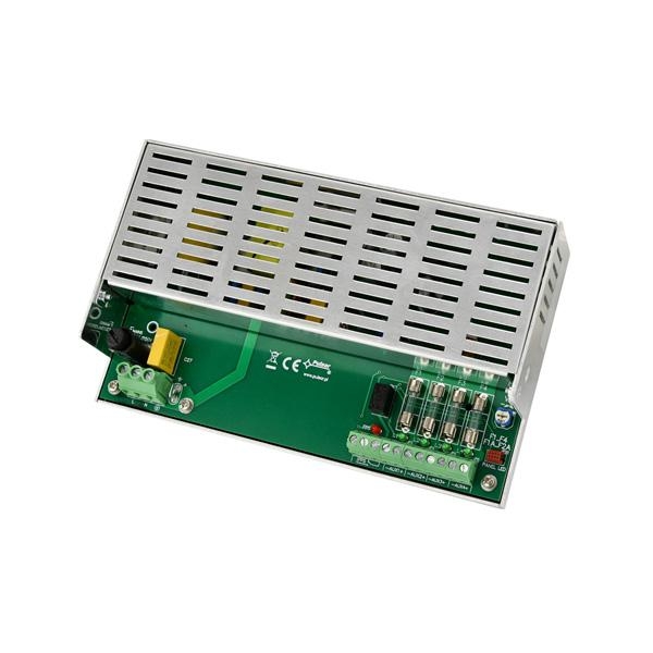 ZASILACZ IMPULSOWY STABILIZOWANY DO 4 KAMER HD Pulsar PSDC-12V4X1A 12V/4A/4×1A/TOPIC