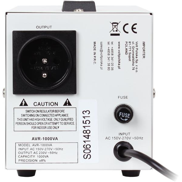 STABILIZATOR NAPIĘCIA VOLT POLSKA AVR 1000