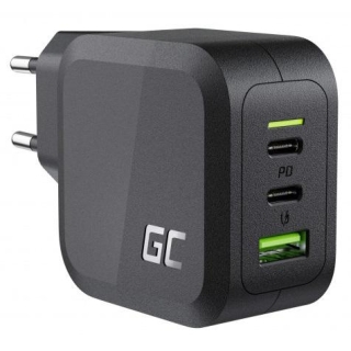 ŁADOWARKA SIECIOWA Green Cell POWERGAN 65W 2xUSB-C 1xUSB-A CHARGC08