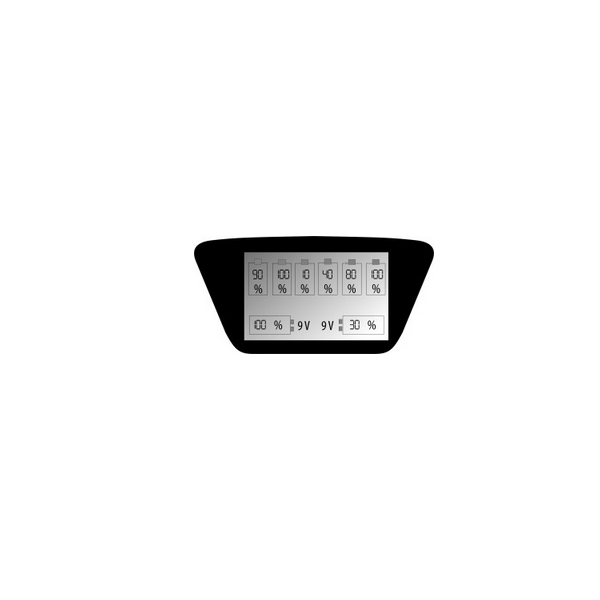 Ładowarka procesorowa do akumulatorków AA / AAA / C / D / 6F22 / 9V everActive NC-900U