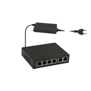 SG64 - Switch PoE 6-portowy SG64 do 4 kamer IP