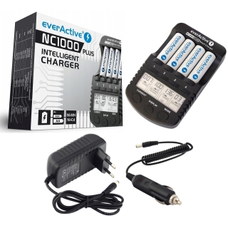 Ładowarka procesorowa do akumulatorków AA / AAA everActive NC-1000 PLUS 2