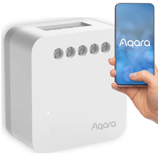 AQARA Przekaźnik podpuszkowy T1 SSM-U02 Homekit wersja EU (bez przewodu neutralnego)