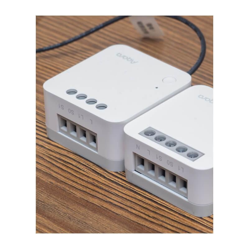 AQARA Przekaźnik podpuszkowy T1 SSM-U02 Homekit wersja EU (bez przewodu neutralnego)