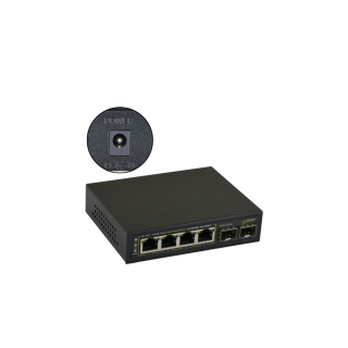 SFG64WP - Switch PoE 6-portowy SFG64 bez zasilacza do 4 kamer IP