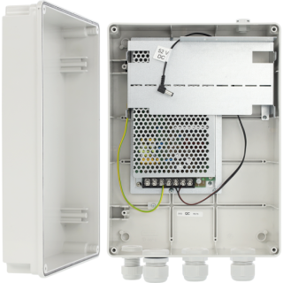 SWSH-120 - System zasilania dla switchy PoE, 52VDC/120W, obudowa ABS IP56