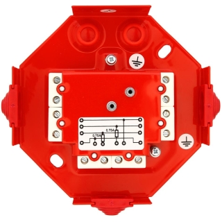 Puszka instalacyjna przeciwpożarowa W2 PIP-3AN 0,75A 2