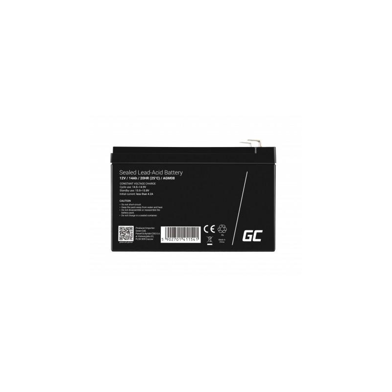 AKUMULATOR AGM Green Cell VRLA 12V 14Ah