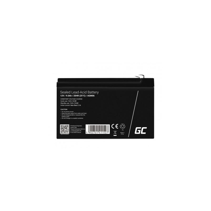 AKUMULATOR AGM Green Cell VRLA 12V 9Ah