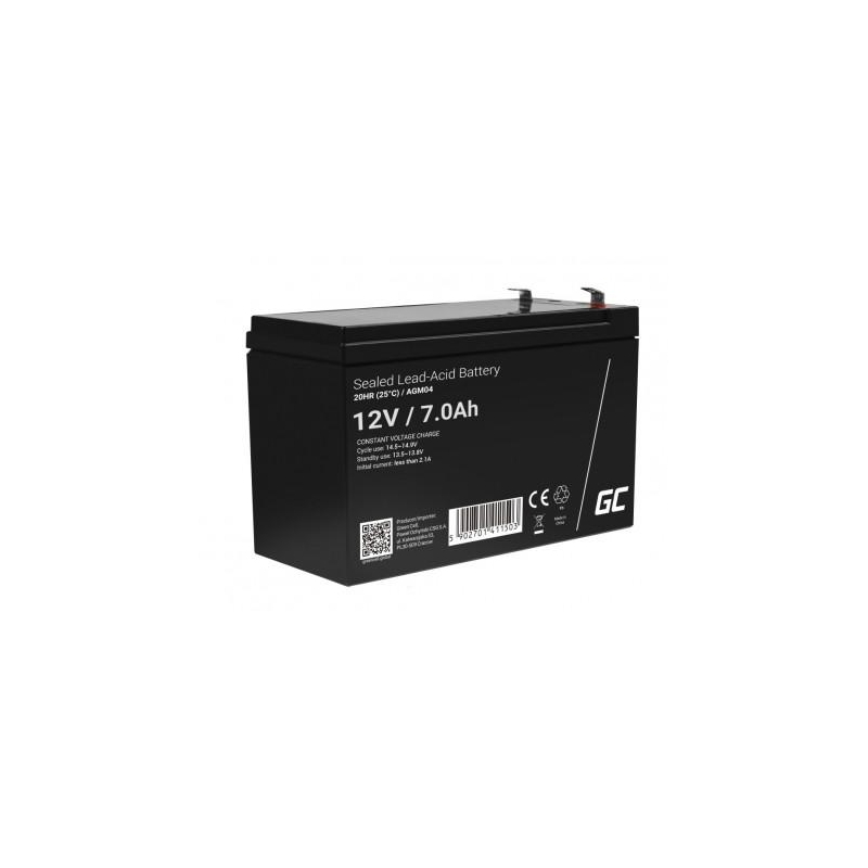 AKUMULATOR AGM Green Cell VRLA 12V 7Ah