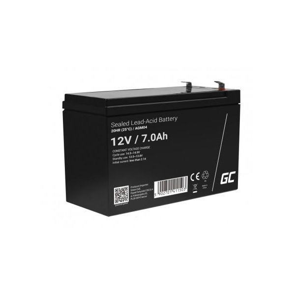 AKUMULATOR AGM Green Cell VRLA 12V 7Ah
