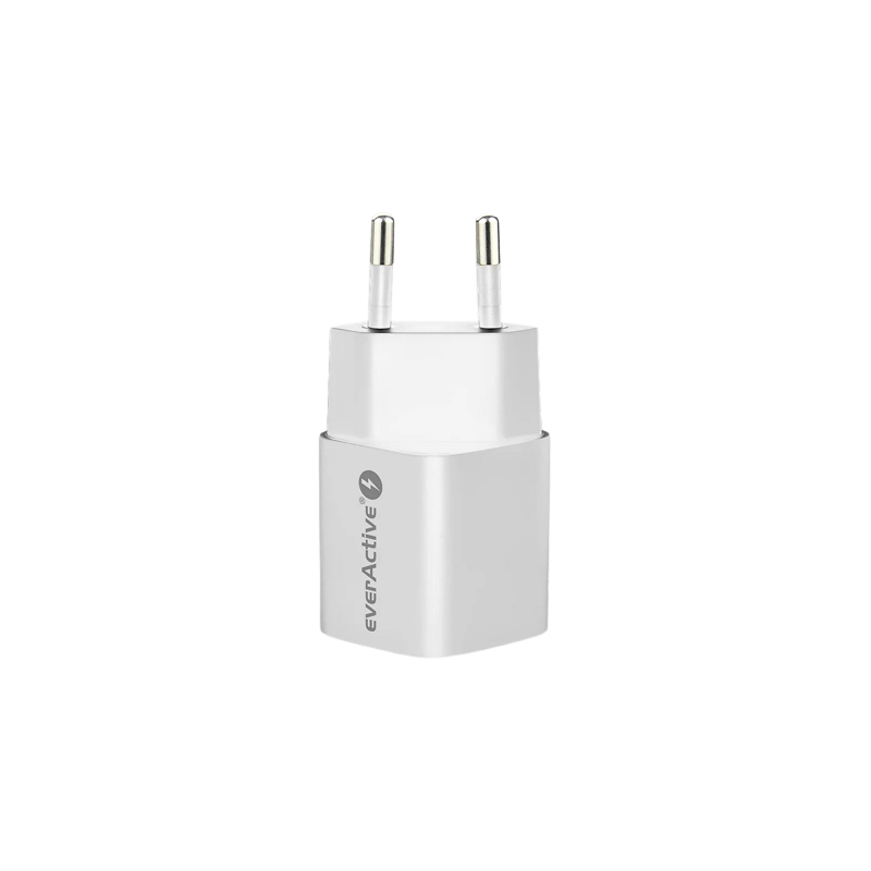 ŁADOWARKA SIECIOWA everActive GaN SC-390Q 30W 1xUSB-C 1xUSB-A PD PPS