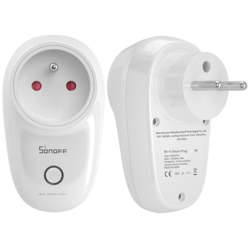SONOFF Inteligentna gniazdko elektryczne Zigbee 16A 3680W S26R2ZBTPE-FR