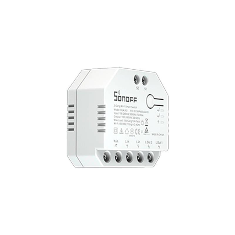 SONOFF sterownik 2-kanałowy roletowy 10A WiFi DUAL R3 LITE