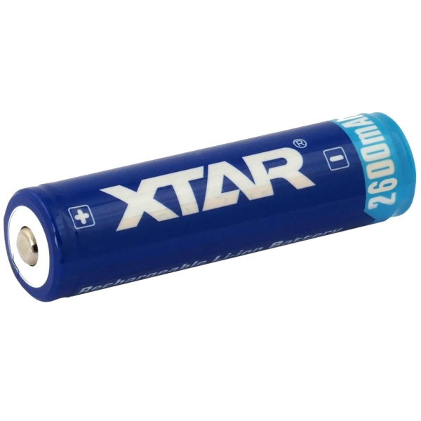 Akumulator 18650 Li-Ion 3,7V Xtar 2600mAh (1 szt.) z zabezpieczeniem