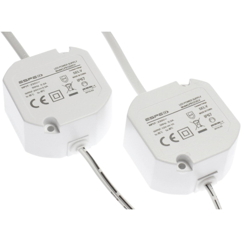 ZASILACZ DOPUSZKOWY ESPE LPB1212CV DC PLUG 5.5/2.1S 12V 1.25A