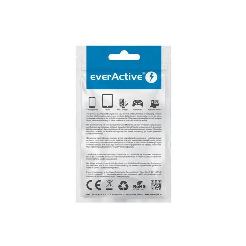 KABEL USB-C -  USB-C everActive CBB-2PD3 200cm PD 60W 3A