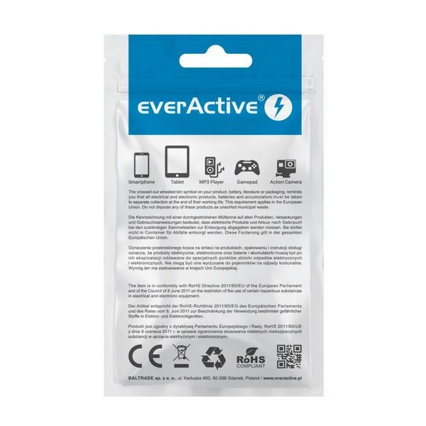 KABEL USB-C -  USB-C everActive CBB-2PD3 200cm PD 60W 3A