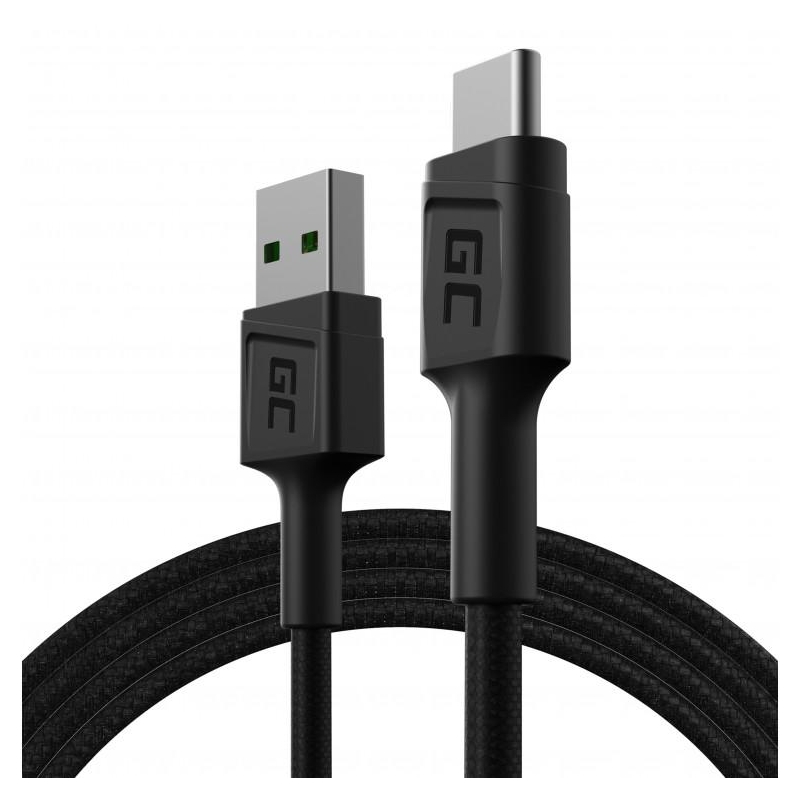 KABEL USB-A -  USB-C Green Cell POWERSTREAM 200cm ULTRA CHARGE QUICK CHARGE 3.0 KABGC19