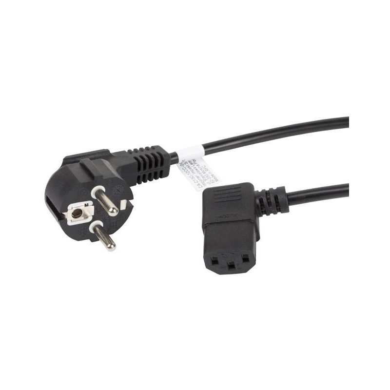 KABEL ZASILAJĄCY KĄTOWY IEC 320 C13 1.8M Lanberg