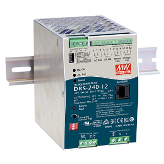 DRS-240-48 - DRS 48V/240W/1.15A/3.85A zasilacz na szynę DIN