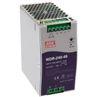 WDR-240-48 - WDR 48V/240W/5A zasilacz na szynę DIN