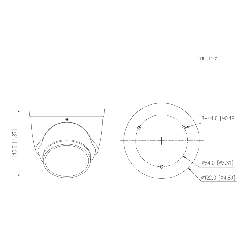 KAMERA IP TIOC 2.0 DAHUA IPC-HDW3549H-AS-PV-0280B-S4