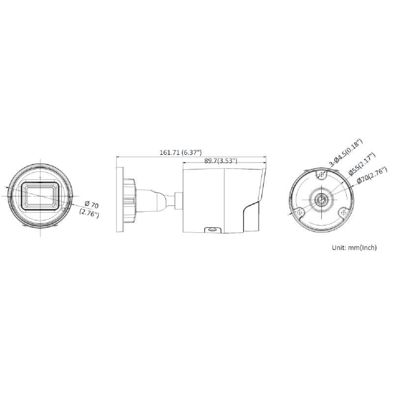 KAMERA IP HIKVISION DS-2CD2086G2-IU (2.8mm) (C) (BLACK)