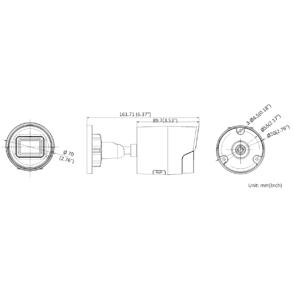 KAMERA IP HIKVISION DS-2CD2086G2-IU (2.8mm) (C) (BLACK)