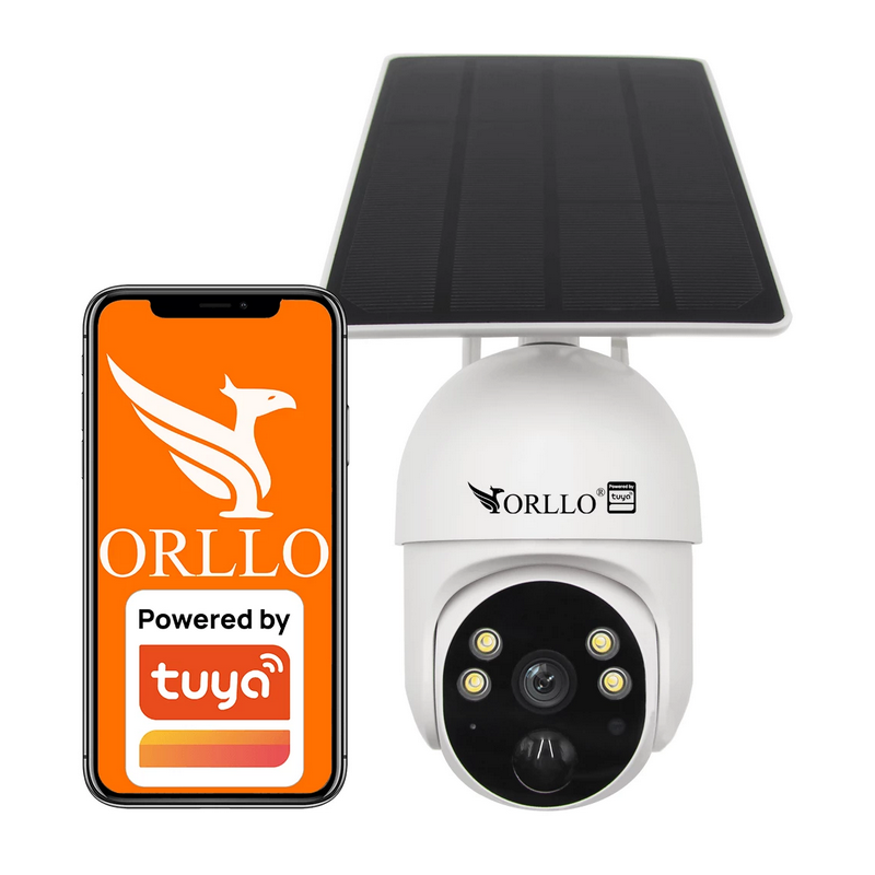 Kamera IP bezprzewodowa 4G LTE obrotowa z panelem solarnym Orllo TZ1 PRO