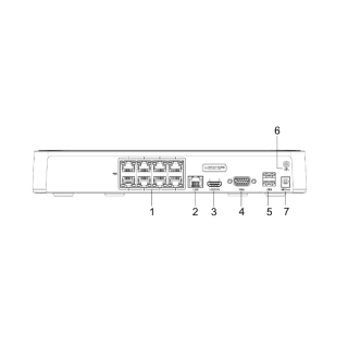 Rejestrator IP Hilook by Hikvision 8 kanałów 4MP NVR-8CH-4MP/8P biały 2
