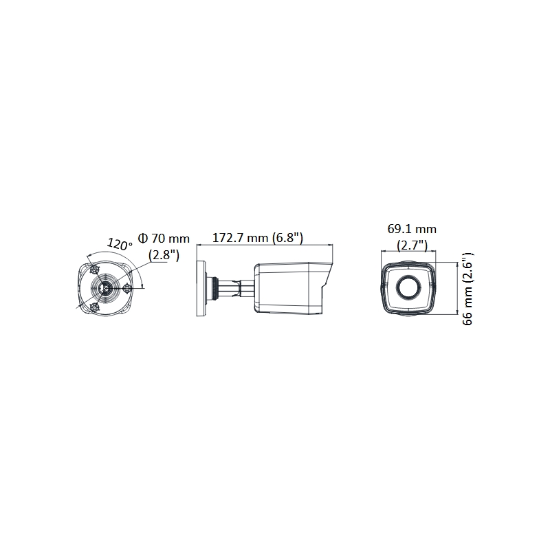 KAMERA IP HIKVISION DS-2CD1021-I (F) 2.8mm
