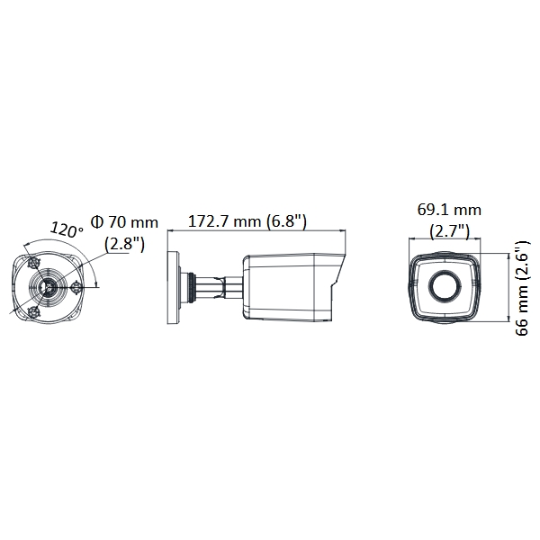 KAMERA IP HIKVISION DS-2CD1021-I (F) 2.8mm