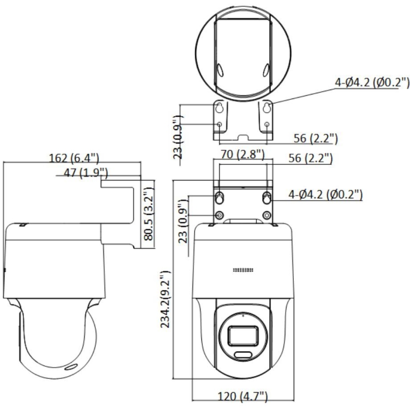 Kamera IP Hilook by Hikvision obrotowa PTZ 2MP PTZ-N2MP