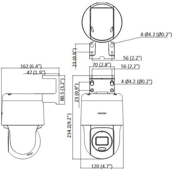 Kamera IP Hilook by Hikvision obrotowa PTZ 2MP PTZ-N2MP
