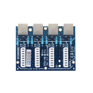 Moduł zabezpieczenia przeciwprzepięciowego LAN serii EXT, PTU-54-EXT/PoE