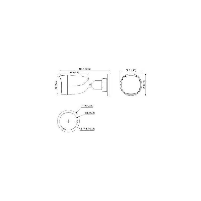 KAMERA HDCVI DAHUA HAC-HFW1500C-0280B-S2