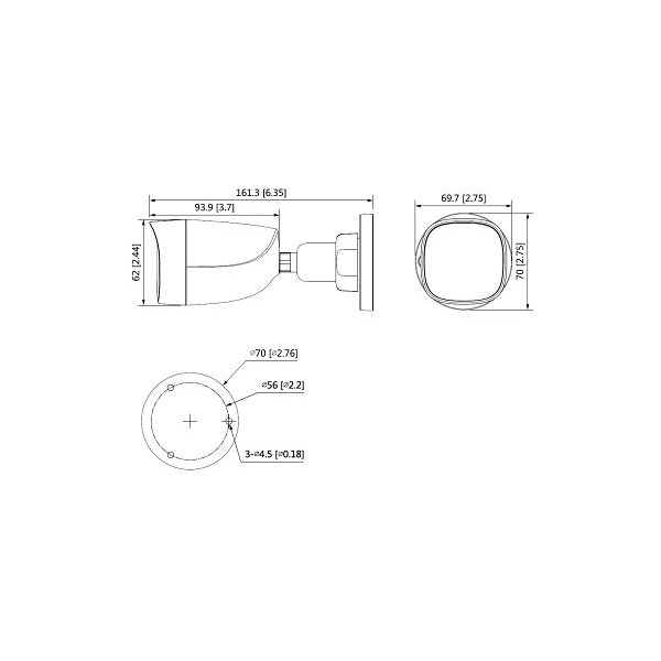KAMERA HDCVI DAHUA HAC-HFW1500C-0280B-S2