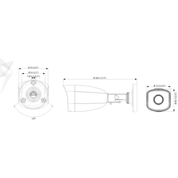 Kamera IP Hilook by Hikvision tuba 2MP IPCAM-B2 2.8mm
