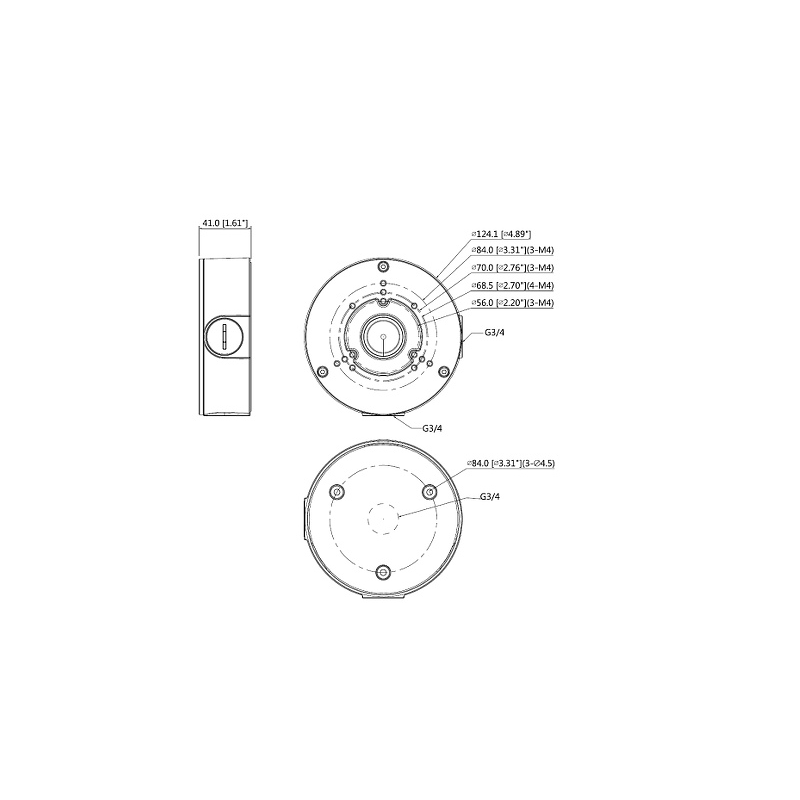 ADAPTER DAHUA PFA130-E-BLACK